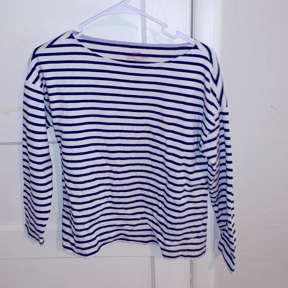 Vineyard Vines Navy Striped Sweater XSmall